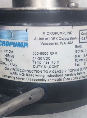 拆机MICROPUMP喷码机泵L23735 76004 1--议价商品