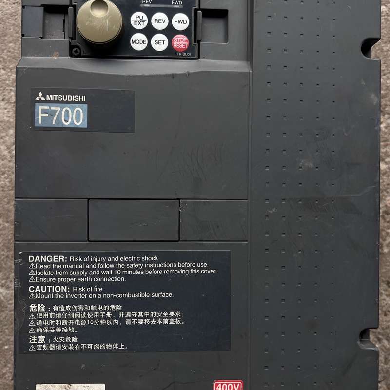 三菱变频器FR-F740-11K-CHT1。拆机件。功能正常--议价商品