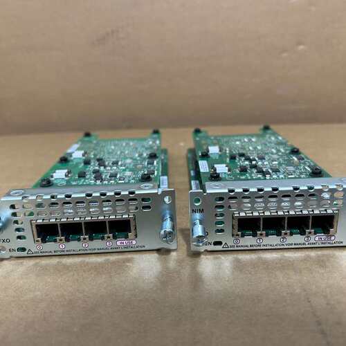 思科Cisco NIM-4FXO 语音模块 适用于 ISR4--议价商品