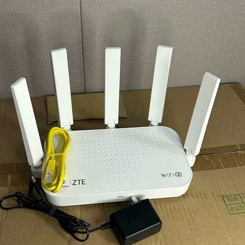 中兴AX3000巡天版无线路由器wifi6千兆端口双频家用高--议价商品