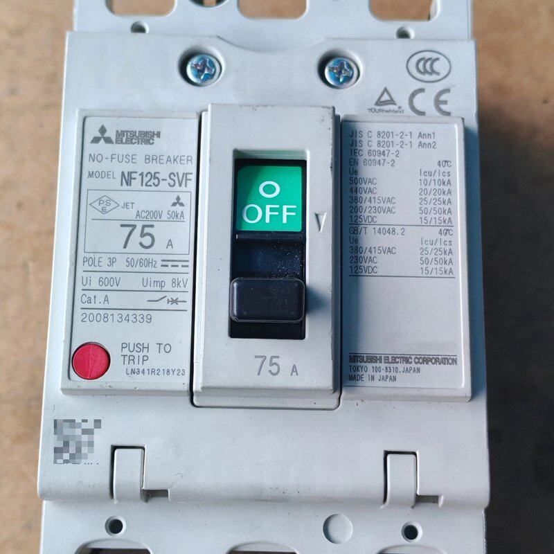 三菱断路器 NF125-SVF 3P 75A,AC200V--议价商品