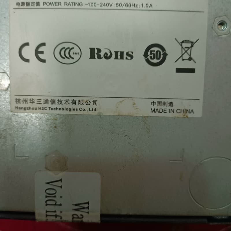 新到两台二手H3C S1626 以太网交换机,24口百兆,2--议价商品
