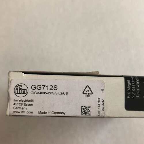 全新原装IFM易福门 GG712S GIGA4005-2PS--议价商品