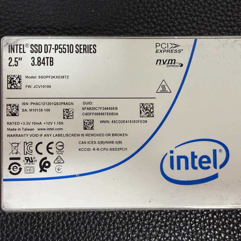Intel/英特尔 D7-P5510 5520 3.84TB--议价商品