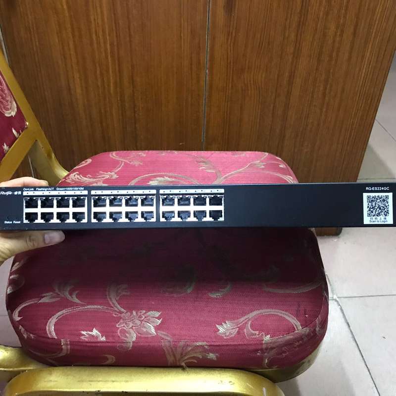 出锐捷24口全千兆二层网管交换机,RG-ES224GC,24--议价商品