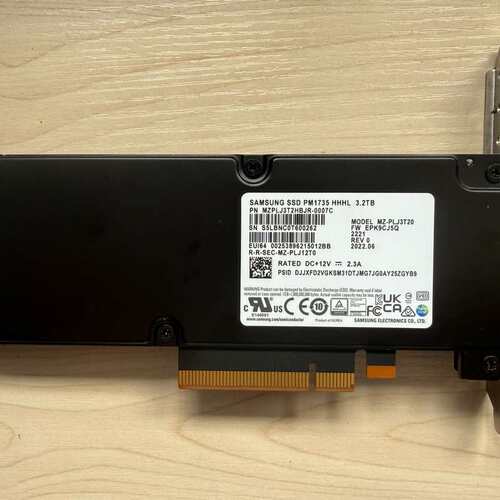 三星PM1735 3.2TB企业级PCIe 4.0 NVMe--议价商品