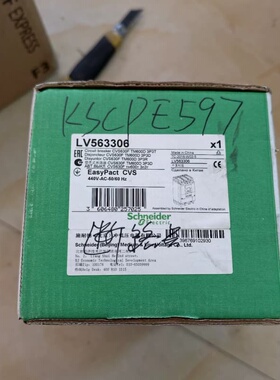 施耐德CVS630F塑壳断路器，LV563306，3P600--议价商品