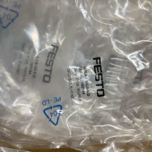 全新原装FESTO费斯托节流阀GRLA-1/8-QS-6-D--议价商品