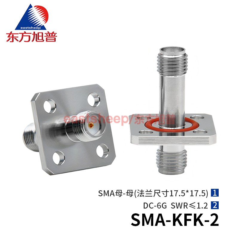 SMA母转母法兰固定6G/18G