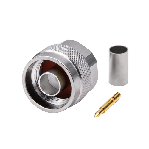 东方旭普 射频连接器 N-C-J-3 N型公头 适用RG142/RG58等线 DC-6G