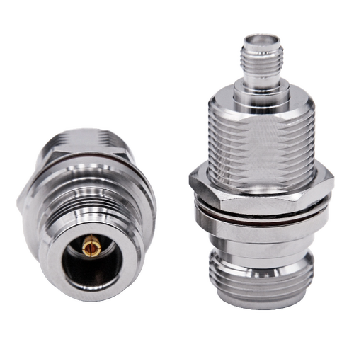 东方旭普 转接器 N/SMA-KYK-3 N母转SMA母 螺纹加长穿墙固定 6G