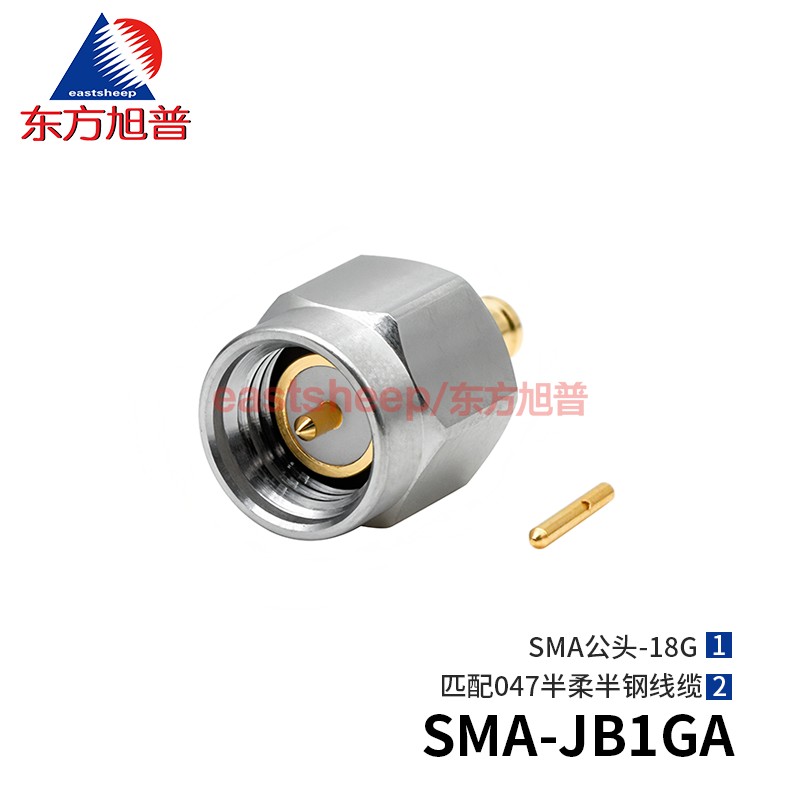 连接器SMA-JB1GA不锈钢SMA公18G