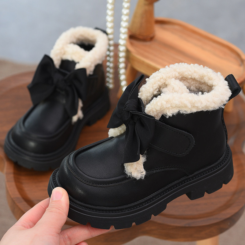 女童靴子真皮秋冬儿童短靴2025新款女孩童鞋冬季雪地棉靴防水皮靴,童鞋/婴儿鞋/亲子鞋,皮靴,淘宝优惠券,粉丝福利购,淘宝优惠卷