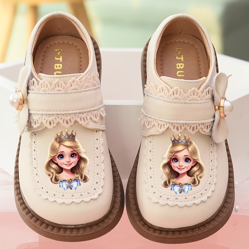 女童鞋子洛丽塔真皮洋气公主单鞋