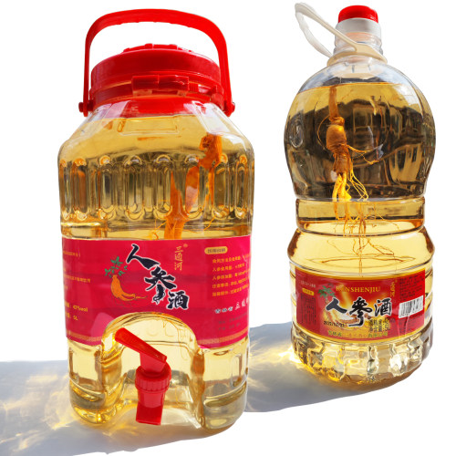 三通河42度人参酒5000ml大桶家用