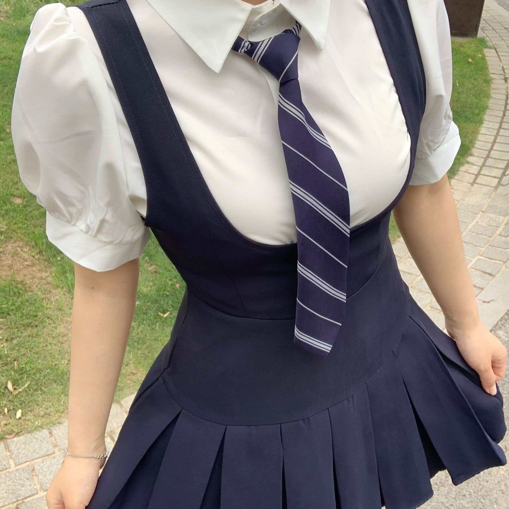 Selena赛琳娜韩系jk制服时尚套装