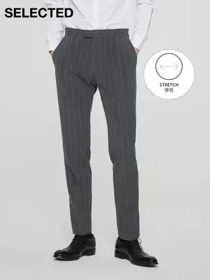 SELECTEDSELECTED new stripes simple business casual men's trousers T)42116A012