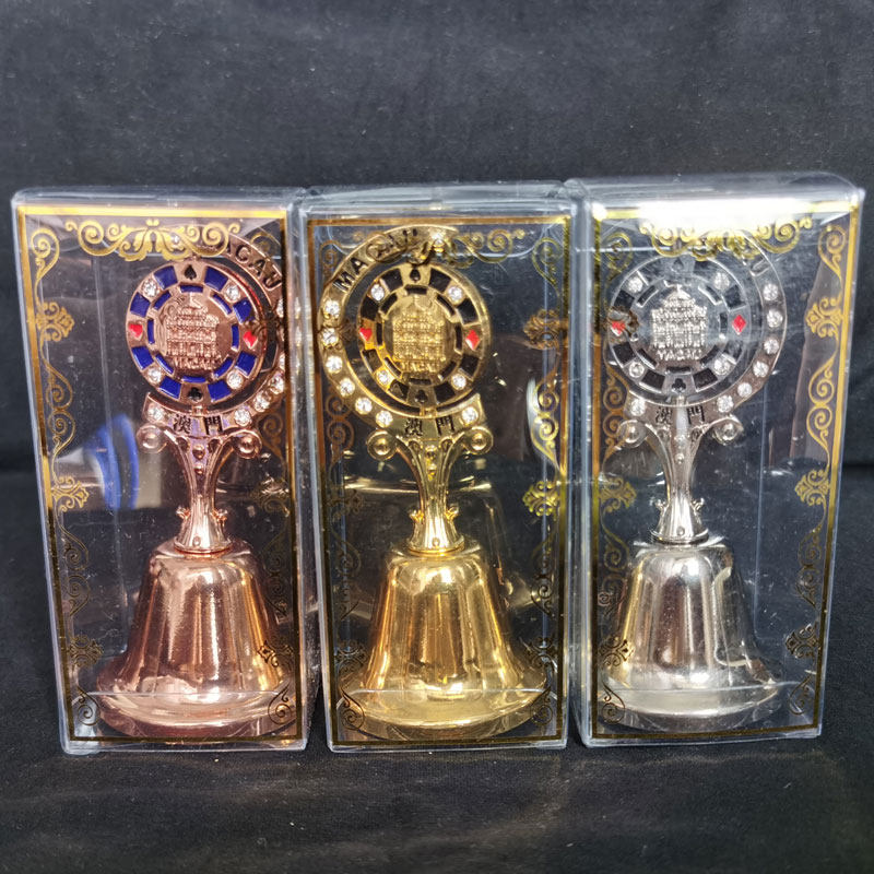 澳门纪念品 圣诞铃铛钟大三巴牌坊筹码 餐钟餐铃