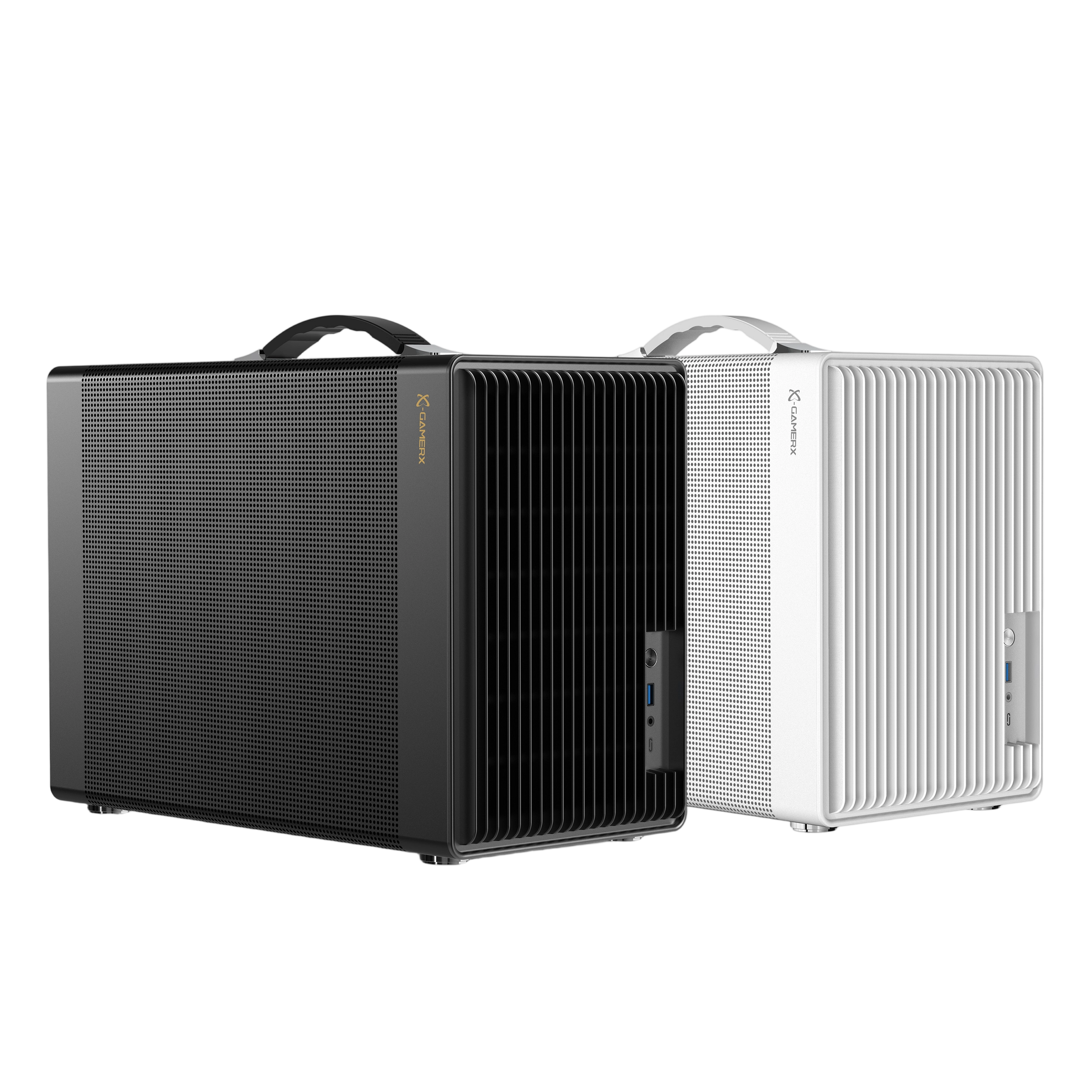 未知玩家P40 电脑机箱 itx 紧凑型matx机箱 MINI网孔手提便携式