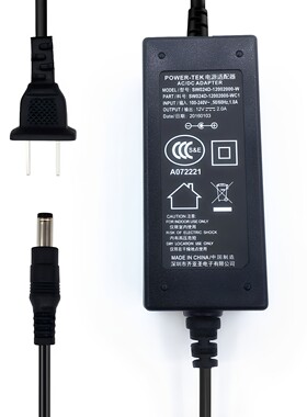电钢琴电源线12V2000MA美得理