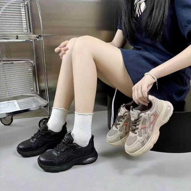 运动老爹鞋女2025新款春夏季百搭休闲网面透气女士跑步旅游鞋爆款