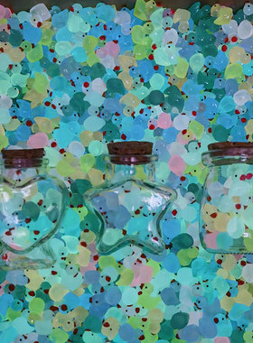 迷你彩色夜光小鸭子五角