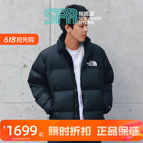 THE NORTH FACE/北面1996男女美版黑色保暖羽绒服NF0A3C8D4G3