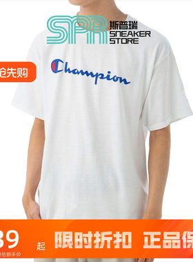 champion冠军美版印花短袖t恤