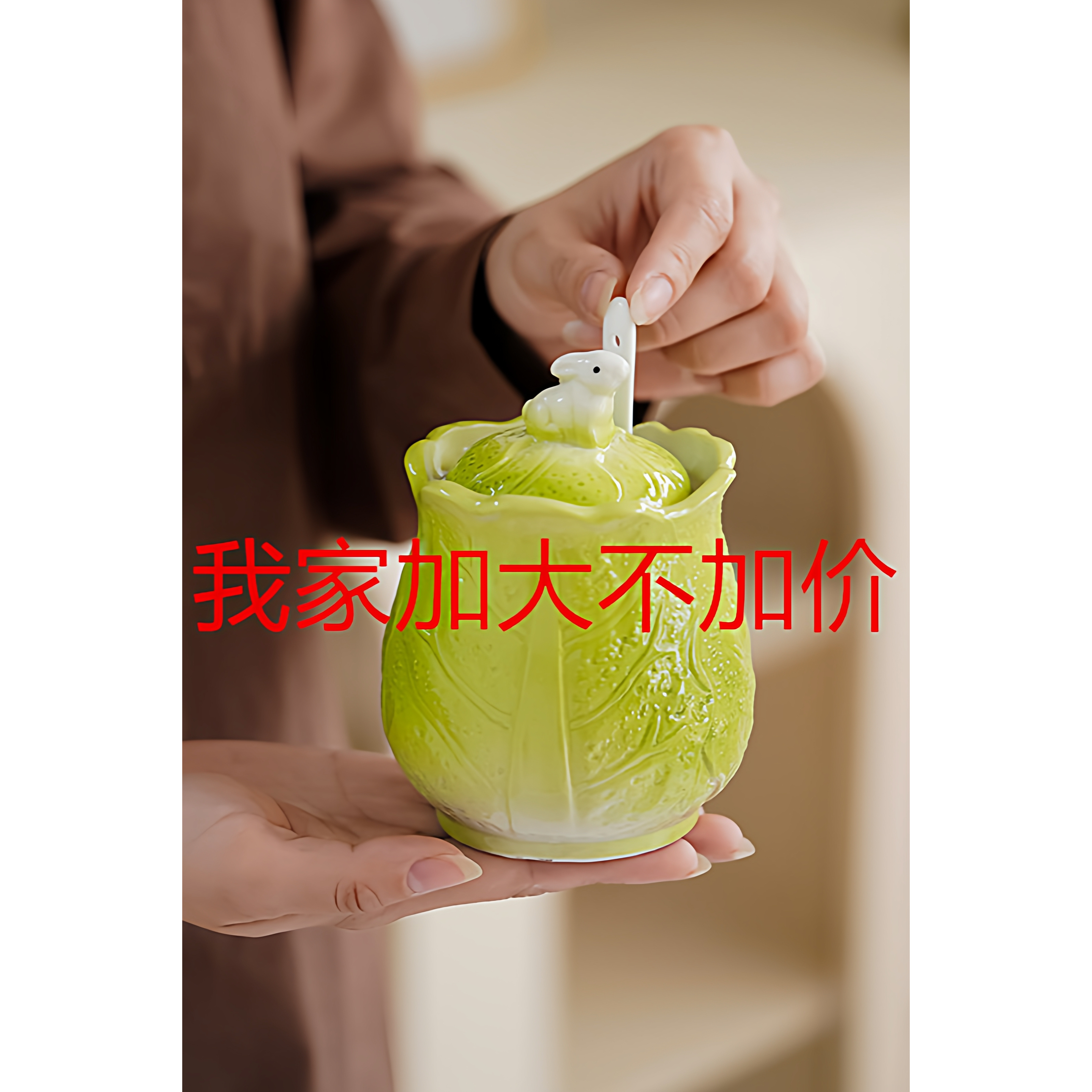 创意南瓜陶瓷调味罐套装盐糖罐味精调料盒辣椒油罐厨房调料罐子套