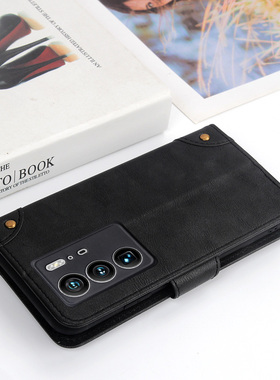 适用中兴天机A41 Ultra至尊版手机壳翻盖皮套商务ZTE A2023P保护壳钱包款男女防摔A41Ultra至尊版外壳全包5G