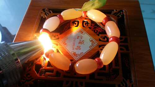 印尼金田黄女士手串