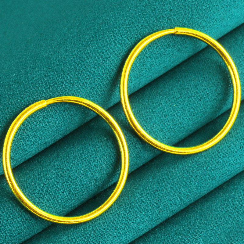 Cinyin/千影黄金耳环纯金