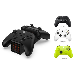XboxSeries双电池手柄座充XboxOne/X/S手柄触点座充2000毫安电池