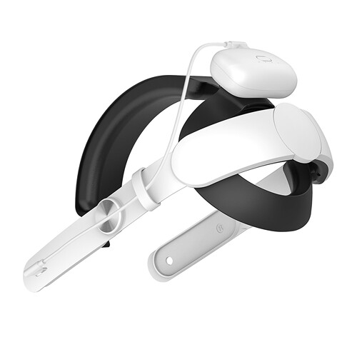 新款适用Meta Oculus quest3s精英头带VR配件替换舒适6000mAh电池