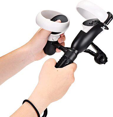 适用于Oculus quest2虚拟游戏VR配件钓鱼杆 虚拟现实游戏手柄配件