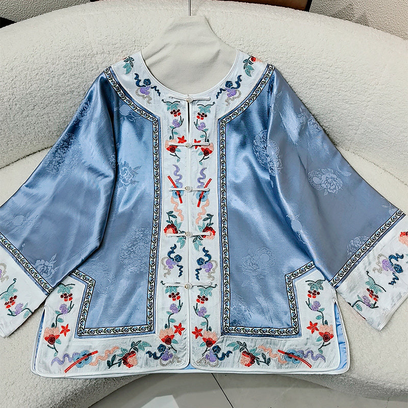新中式上衣唐装汉服国风女士外套