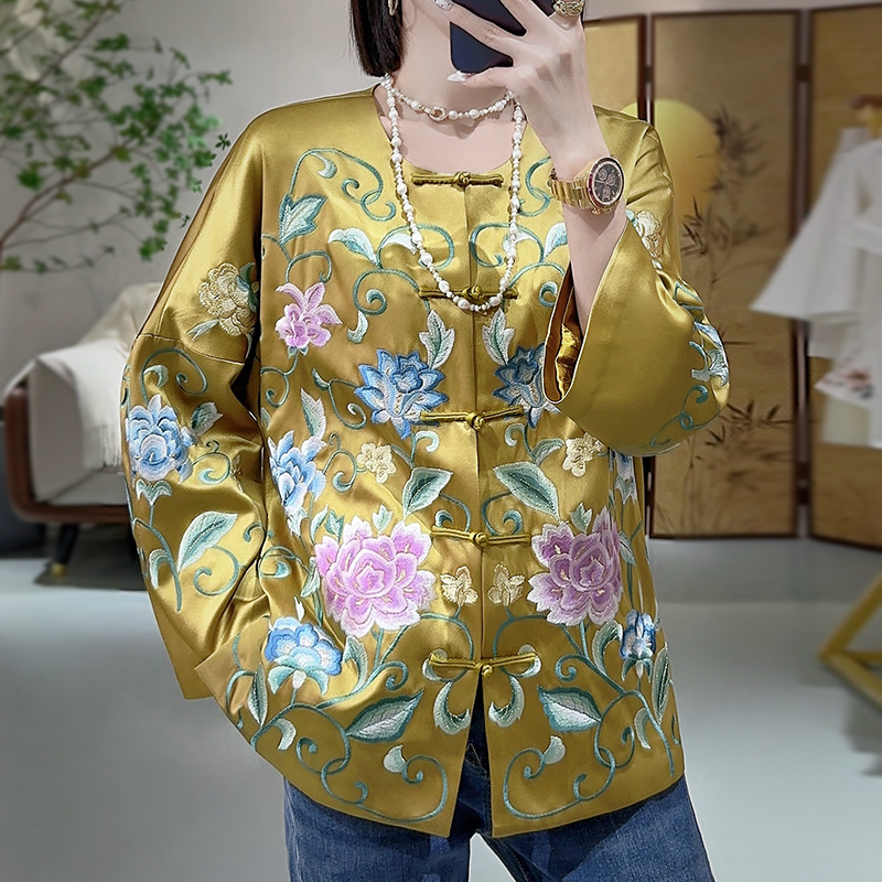 新中式上衣唐装汉服国风女士外套