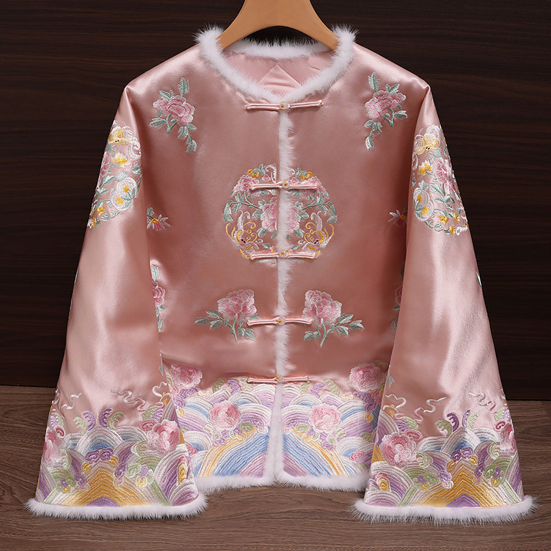 新中式唐装汉服棉衣棉袄夹棉外套