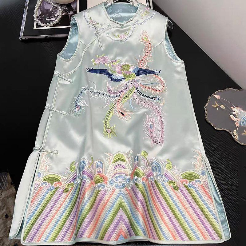 新中式马甲唐装汉服奥黛旗袍上衣