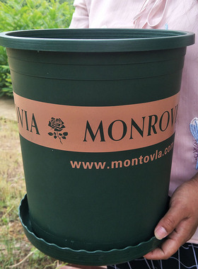 加厚加仑盆树脂塑料花盆 阳台种花种菜多肉栽绿萝园艺加仑花盆