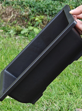 仿紫砂方形花盆加厚桌面苗木多肉盆栽盆景透气装饰摆件耐用环保盆