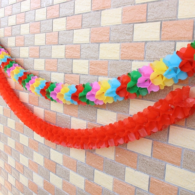 春节超市商场红色小圆条新年装饰
