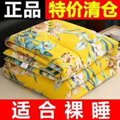 清仓正品 100%长丝被子空调被春秋被冬被可水洗夏被单人双人棉被