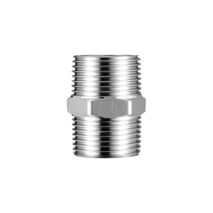 不锈钢直接内外丝变径4分6分1寸接头管古外丝双内丝对丝水管配件