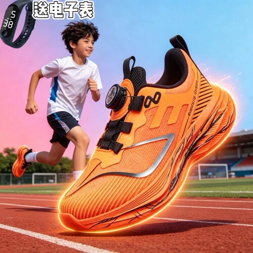 2026夏季儿童跑步鞋中大童透气网面男童鞋子单网休闲运动鞋女童鞋