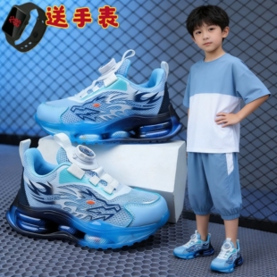 2026春夏童鞋男童运动鞋网面透气软底男孩跑步鞋休闲儿童鞋子单网