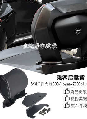 适用 SYM三阳九妹300靠背 joymaxZ300plus后靠背XS300T乘客靠背