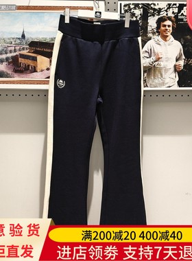 Kappa/卡帕26年春季女士舒适城市休闲潮牌百搭阔腿长裤K0G22AK04