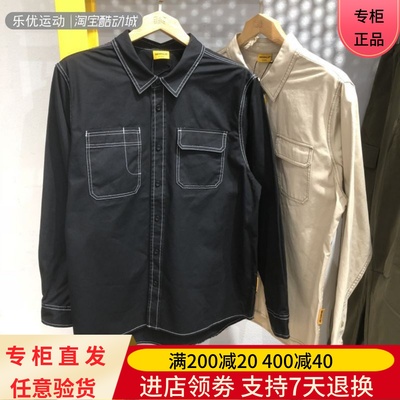 CAT卡特24年男士春秋季牛仔夹克休闲运动潮牌衬衣外套CN3SHU49011