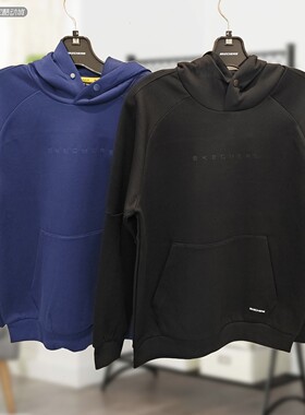 Skechers/斯凯奇25年男士运动休闲针织连帽卫衣L124U052 P425M016
